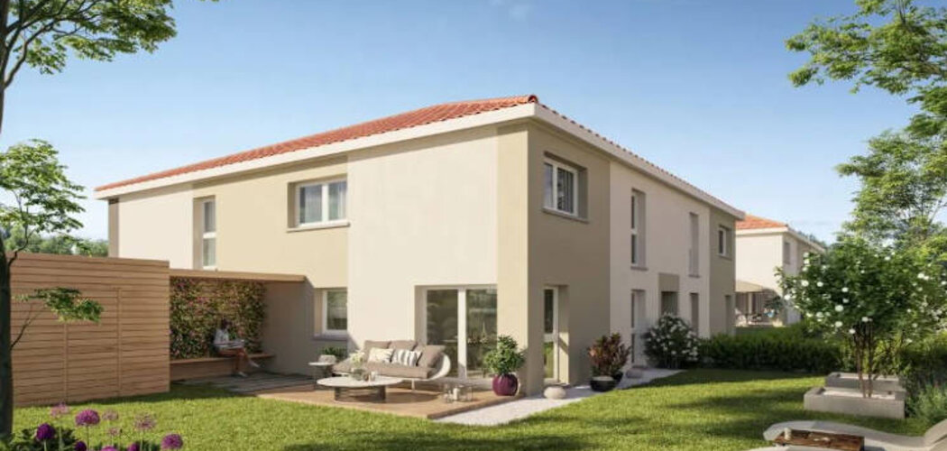 Programme immobilier neuf LES CARRÉS DU LAC 31 - Sainte-Foy-d'Aigrefeuille : Appartements T4 avec jardins, terrasses et plancher chauffant dans un secteur résidentiel (31570) - Référence : 4632