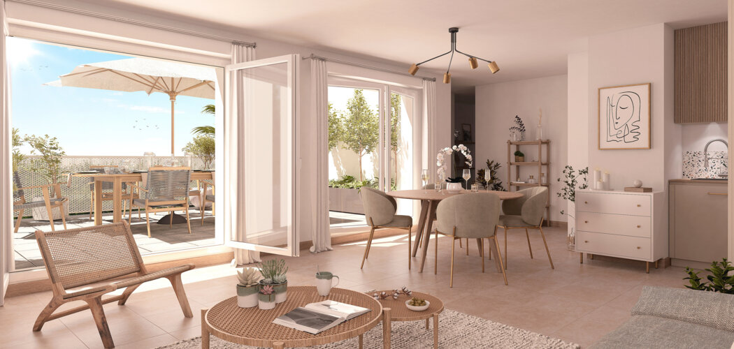 Programme immobilier neuf FLOREA - Sainte-Foy-l'Argentière : appartements neufs T2–T5 avec vue sur les Monts du Lyonnais (69610) - Référence : 15775