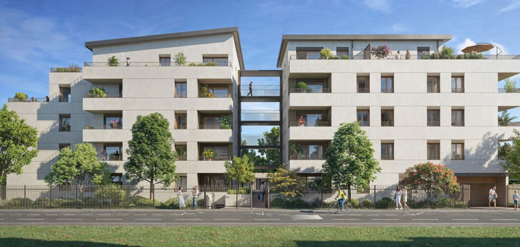Programme immobilier neuf Résidence INTERVALLE - Sainte-Foy-lès-Lyon à deux pas de la rue du Commandant Charcot (69110) - Référence : 16967