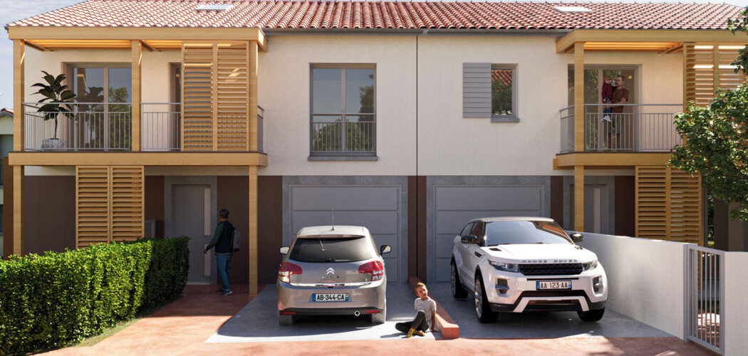 Programme immobilier neuf LE CLOS DU DEVAY - Sainte-Foy-lès-Lyon quartier Devay maisons neuves dans un cadre verdoyant (69110) - Référence : 16999