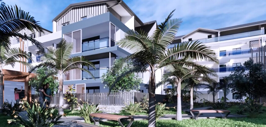 Programme immobilier neuf Résidence Les Jardins d'Antares - Sainte-Marie à deux pas des  écoles (97438) - Référence : 13570