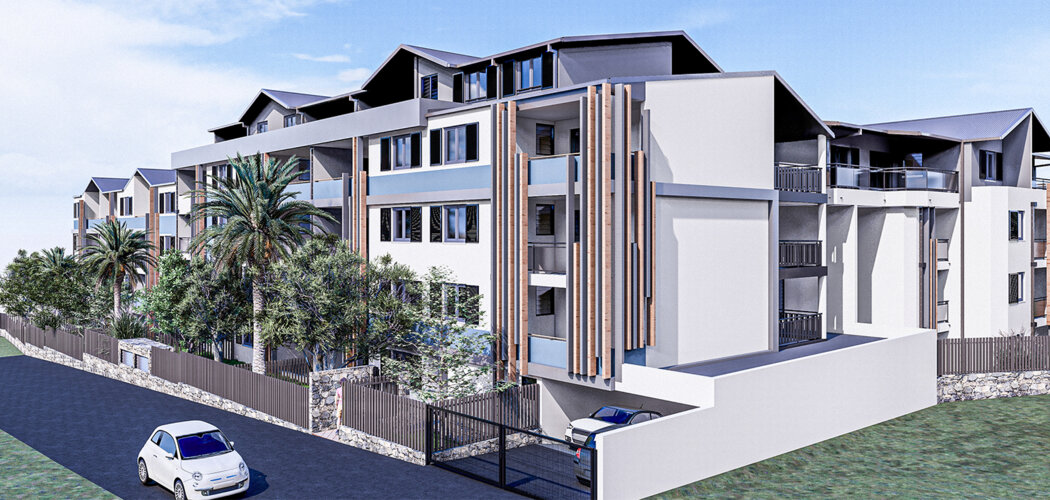 Programme immobilier neuf Résidence Les Jardins d'Antares - Sainte-Marie à deux pas des  écoles (97438) - Référence : 13570