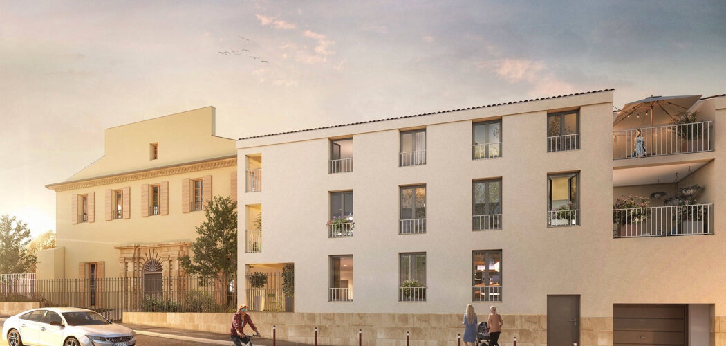 Programme immobilier neuf PORTE LAMANON - Salon-de-Provence adresse résidentielle près de la Place Gambetta (13300) - Référence : 11893