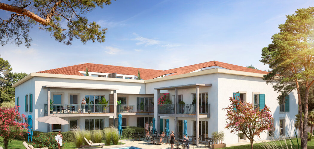 Programme immobilier neuf Saisons Bleues meublé - Sanary-sur-Mer résidence hôtelière à proximité des plages (83110) - Référence : 16178