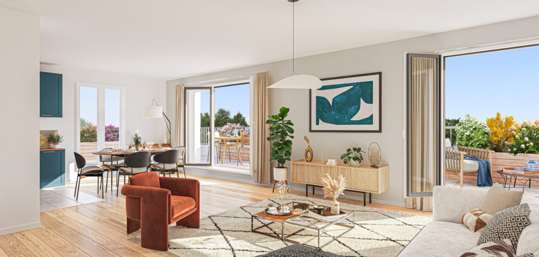 Programme immobilier neuf Village Garance - Sarcelles : appartements neufs studio à 4 pièces à 3 min de la gare Saint Brice (95200) - Référence : 16004