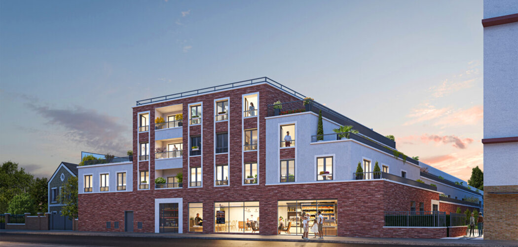Programme immobilier neuf Village Garance - Sarcelles : appartements neufs studio à 4 pièces à 3 min de la gare Saint Brice (95200) - Référence : 16004