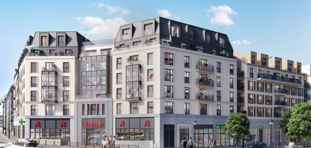 Programme immobilier neuf CENTRAL JAU.BERT - Sartrouville centre proche du RER A et du Transilien L (78500) - Référence : 16300