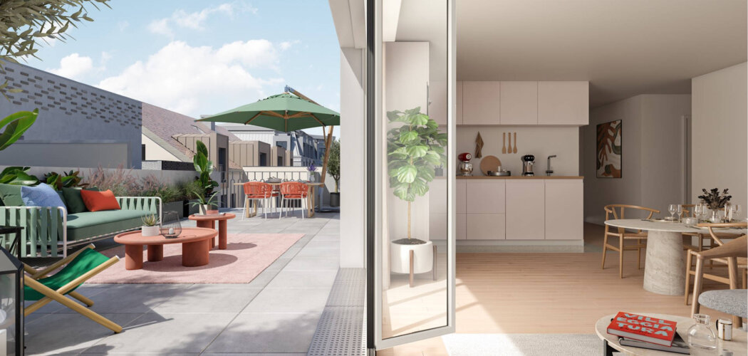 Programme immobilier neuf CENTRAL JAU.BERT - Sartrouville centre proche du RER A et du Transilien L (78500) - Référence : 16300