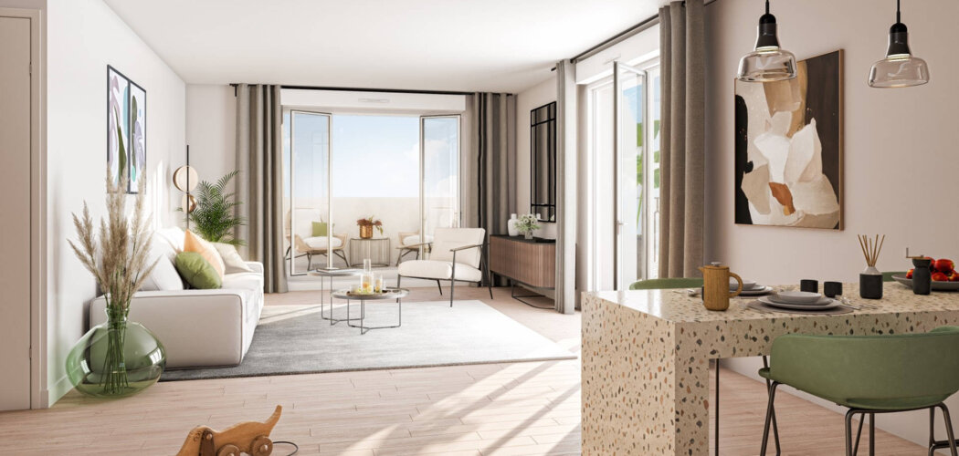 Programme immobilier neuf CENTRAL JAU.BERT - Sartrouville centre proche du RER A et du Transilien L (78500) - Référence : 16300