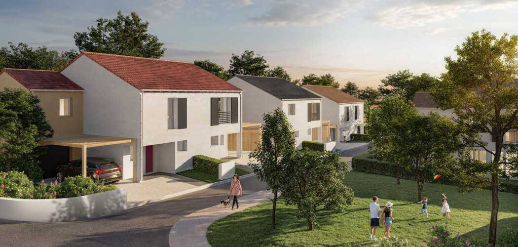 Programme immobilier neuf Villa Salucéa - Saulx-les-Chartreux : Maisons T4–T5 avec jardins, barbecue et luminosité proche des commerces (91160) - Référence : 6141