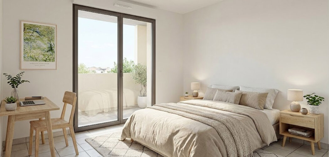 Programme immobilier neuf BELLE PLUME - Saumur résidence contemporaine près du centre (49400) - Référence : 17275