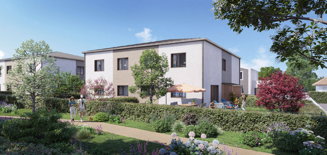 Programme immobilier neuf Le Domaine des iris - Sautron centre-ville proche parc de la Linière (44880) - Référence : 11501