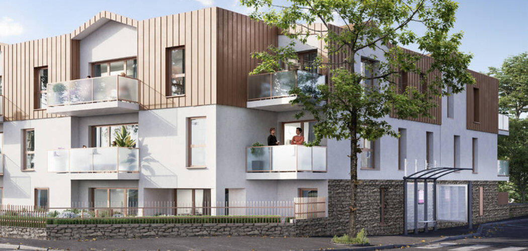 Programme immobilier neuf ELEA - Sautron proche du centre commercial du Cormier (44880) - Référence : 15540