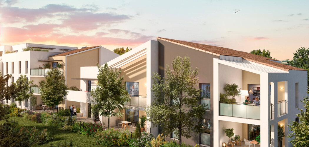 Programme immobilier neuf Arborea - Sauvian : Appartements T2–T4 avec terrasses, jardins privatifs et proximité centre du village (34410) - Référence : 14640