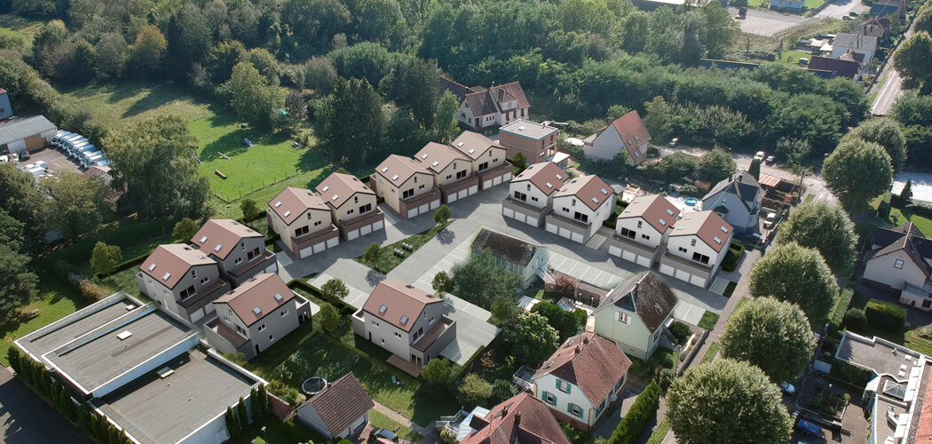 Programme immobilier neuf Les DUOS DE ROHAN (LES DUOS DE FREYJA) - Saverne à quelques minutes de la gare SNCF (67700) - Référence : 12927