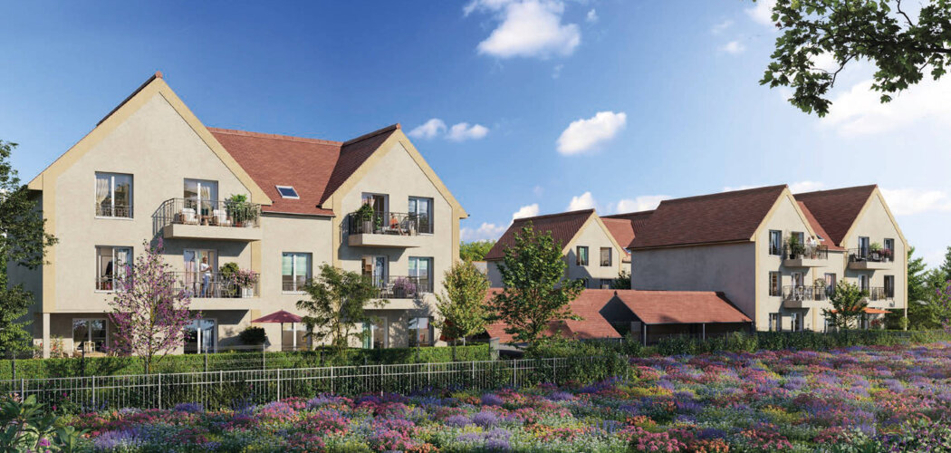 Programme immobilier neuf Le Domaine Du Bourg - Savigny-le-Temple : Appartements T2–T4 et maisons avec jardins, garages et domotique au cœur d’un domaine paysager (77176) - Référence : 6782