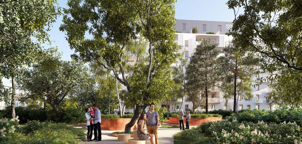 Programme immobilier neuf Meridien - Schiltigheim : 148 appartements neufs proche du quartier d’affaires du Wacken (67300) - Référence : 7457