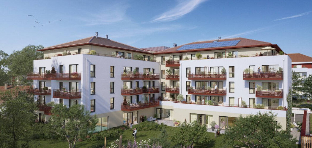 Programme immobilier neuf MAISON BIANCA - Sciez : appartements neufs du studio au 3 pièces résidence senior à 8 min du Lac Léman (74140) - Référence : 8515