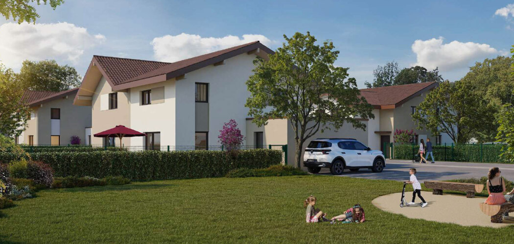 Programme immobilier neuf SOURCE BLEUE - Sciez cadre naturel proche Genève entre lac et montagnes (74140) - Référence : 17480