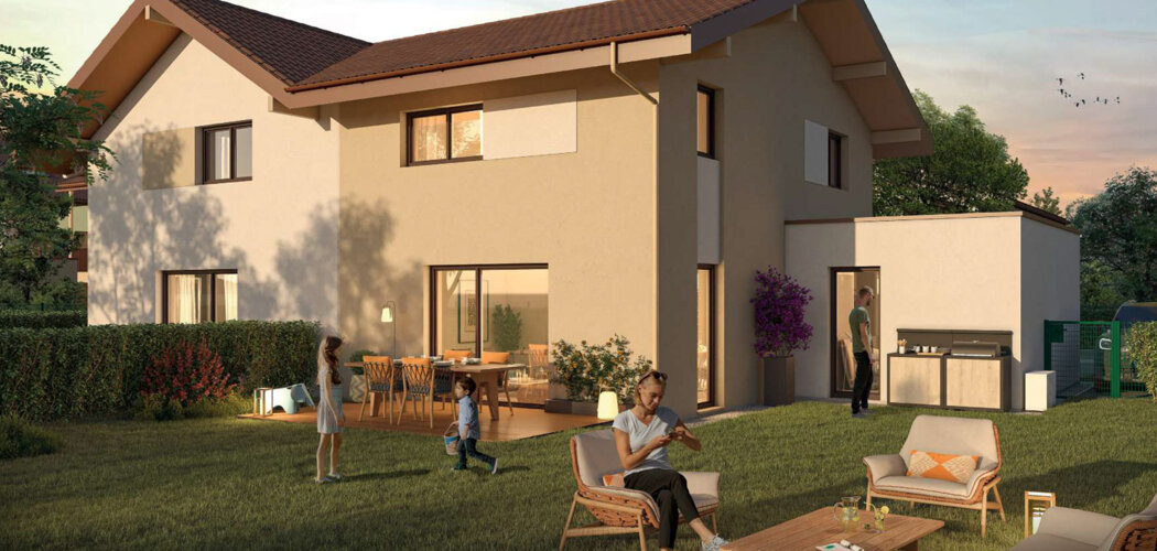Programme immobilier neuf SOURCE BLEUE - Sciez cadre naturel proche Genève entre lac et montagnes (74140) - Référence : 17480