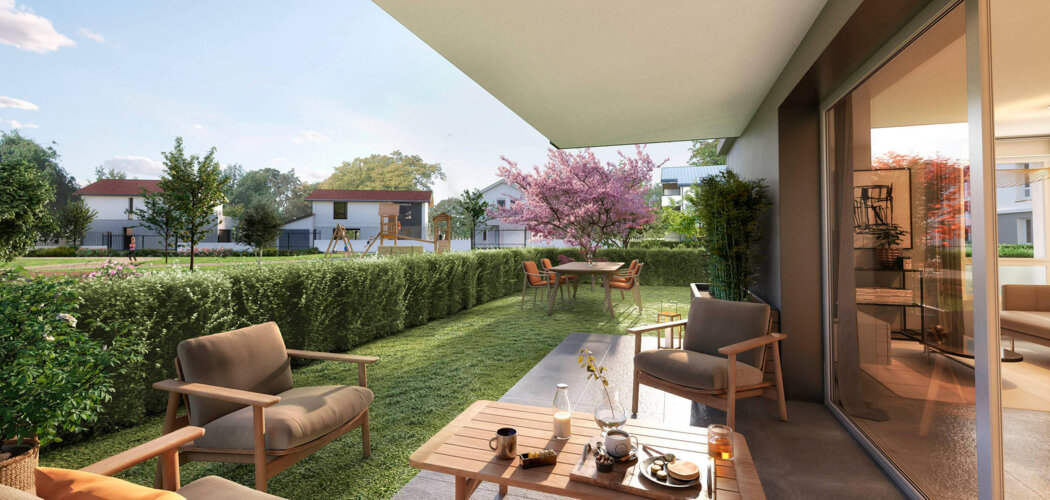 Programme immobilier neuf GREEN COTTAGE - Scionzier : 75 appartements neufs T2–T3 proche du centre-ville et des massifs montagneux (74950) - Référence : 9148