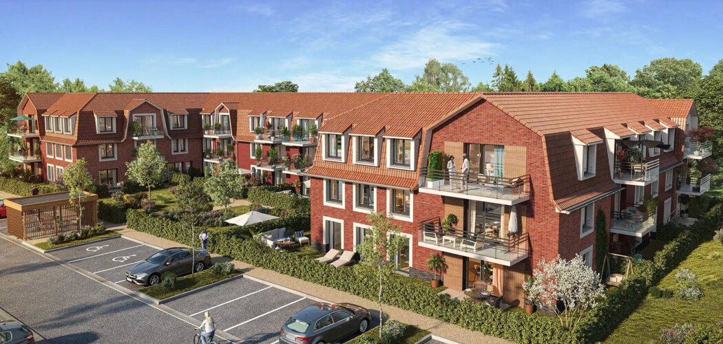 Programme immobilier neuf Jardin des Samares - Seclin quartier à deux pas des commodités (59113) - Référence : 15095