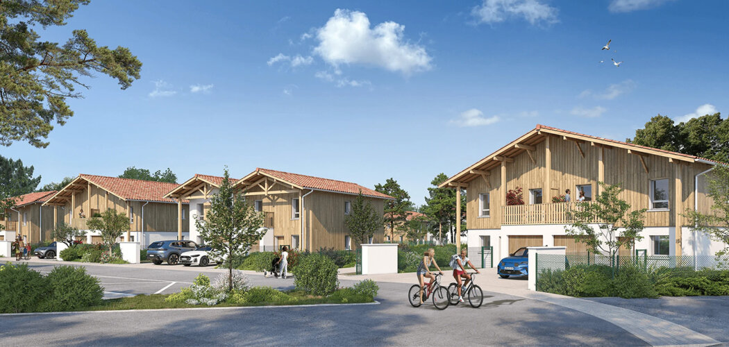 Programme immobilier neuf TERRE DES LANDES - Seignosse maisons neuves au cœur de Lenguilhem (40510) - Référence : 17694