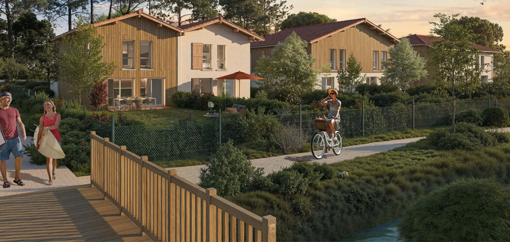 Programme immobilier neuf TERRE DES LANDES - Seignosse maisons neuves au cœur de Lenguilhem (40510) - Référence : 17694