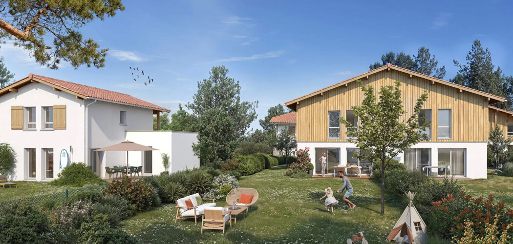 Programme immobilier neuf TERRE DES LANDES - Seignosse maisons neuves au cœur de Lenguilhem (40510) - Référence : 17694