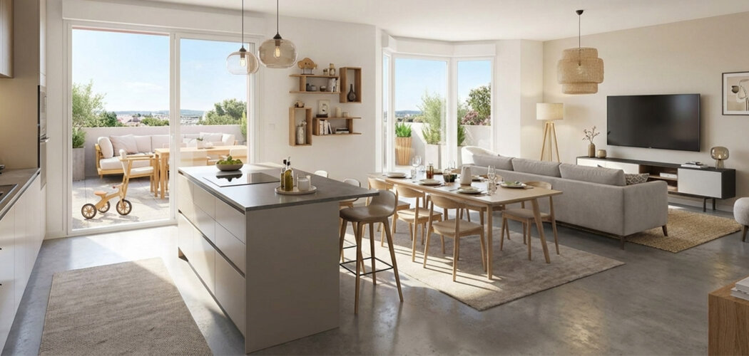 Programme immobilier neuf ÉCHO - Séné appartements avec extérieur proches de Vannes (56860) - Référence : 15687