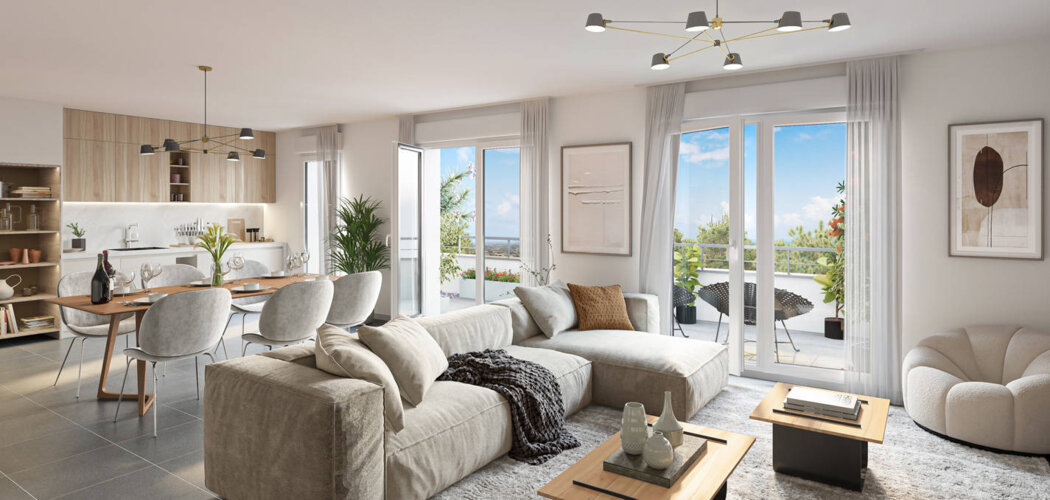Programme immobilier neuf LES JARDINS DE COLETTE - Sérézin-du-Rhône à proximité de Lyon en TER (69360) - Référence : 9527