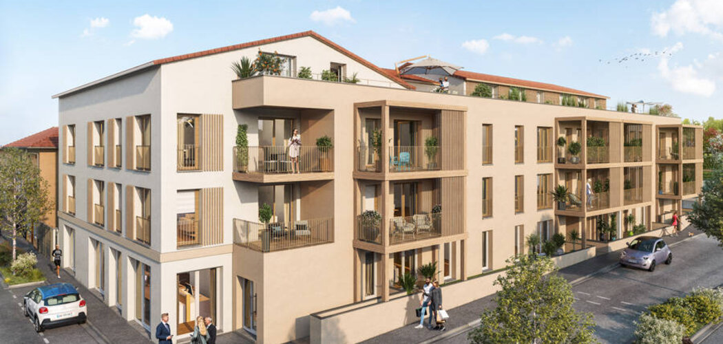 Programme immobilier neuf LES JARDINS DE COLETTE - Sérézin-du-Rhône à proximité de Lyon en TER (69360) - Référence : 9527