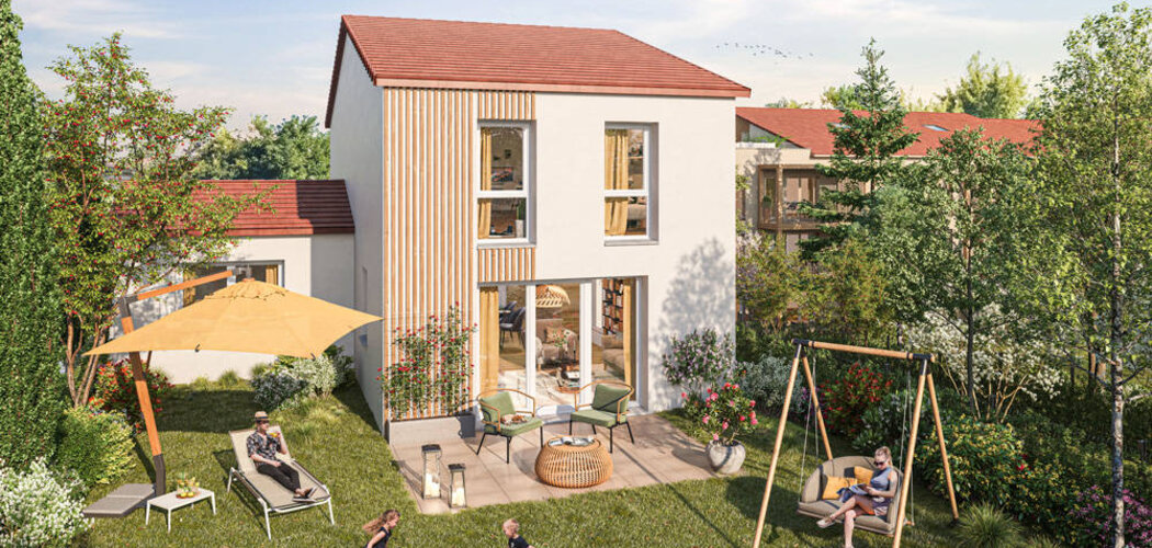 Programme immobilier neuf LES JARDINS DE COLETTE - Sérézin-du-Rhône à proximité de Lyon en TER (69360) - Référence : 9527