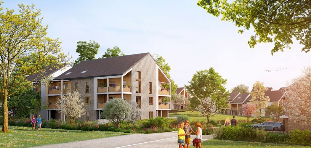 Programme immobilier neuf OSMOSE - Sergy : appartements neufs du 3 au 5 pièces à 10 min de la Suisse (01630) - Référence : 14285