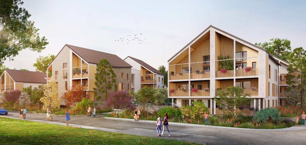 Programme immobilier neuf OSMOSE - Sergy : appartements neufs du 3 au 5 pièces à 10 min de la Suisse (01630) - Référence : 14285