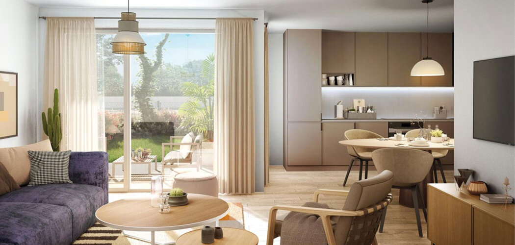 Programme immobilier neuf JARDINS DES SENS - Serpaize : 37 appartements neufs à 35 min de Lyon (38200) - Référence : 15414