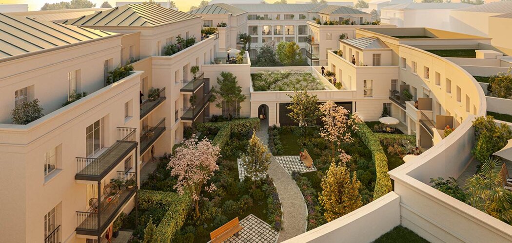 Programme immobilier neuf WHITEHALL - Serris : 89 appartements neufs du studio au T5 à 5 min de Chessy Marne-la-Vallée (77700) - Référence : 15905