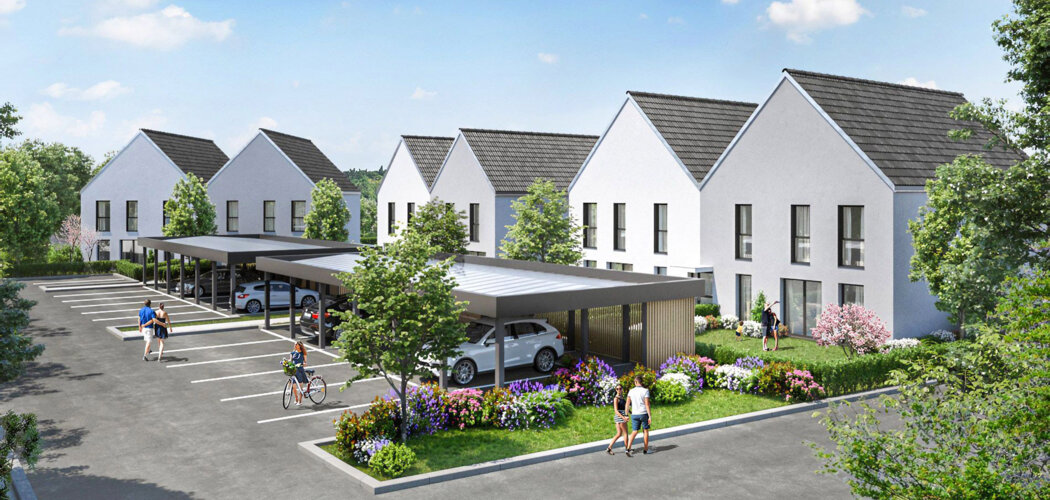 Programme immobilier neuf Les Aquarelles - Sessenheim : Appartements T3–T5 et maisons avec jardins, garages et luminosité au nord de Strasbourg (67770) - Référence : 5774