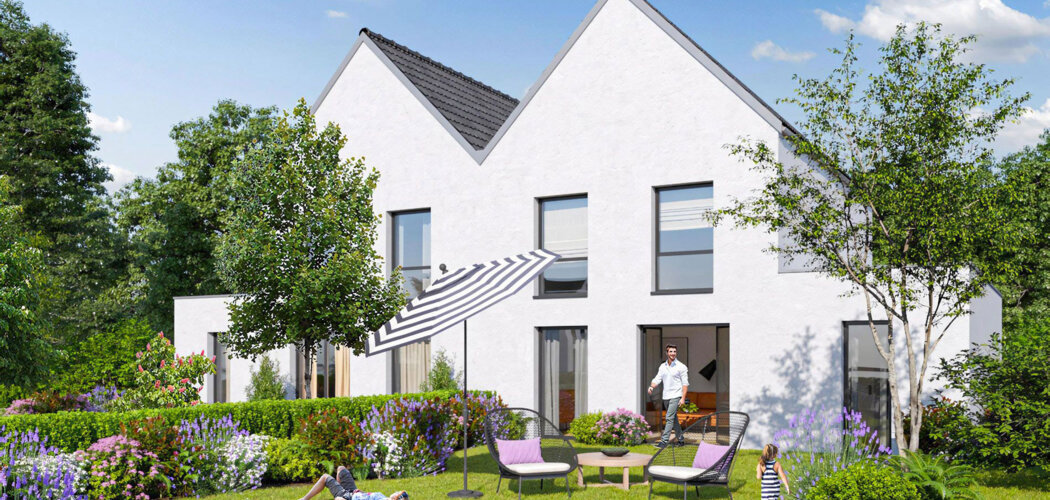 Programme immobilier neuf Les Aquarelles - Sessenheim : Appartements T3–T5 et maisons avec jardins, garages et luminosité au nord de Strasbourg (67770) - Référence : 5774