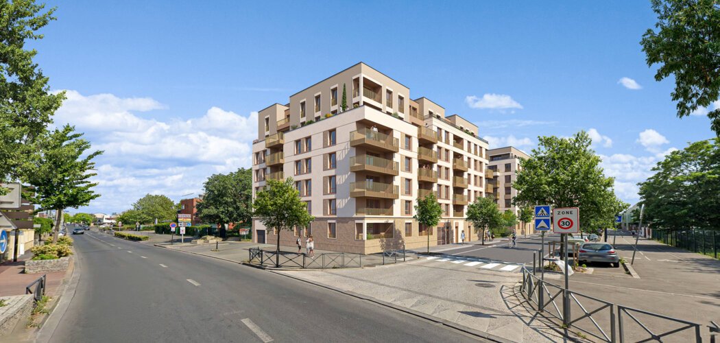 Programme immobilier neuf Le Clos Chapelin - Sevran adresse connectée aux grands axes (93270) - Référence : 16482