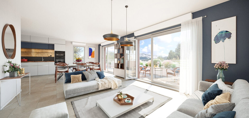 Programme immobilier neuf Le Domaine du Chêne - Seynod à proximité d’Annecy et des commodités (74000) - Référence : 16152