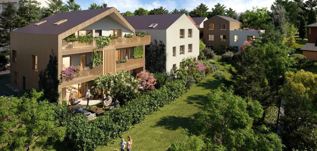 Programme immobilier neuf JARDIN DES SENS - Seynod, appartements neufs et architecture contemporaine près du lac d’Annecy (74000) - Référence : 15948