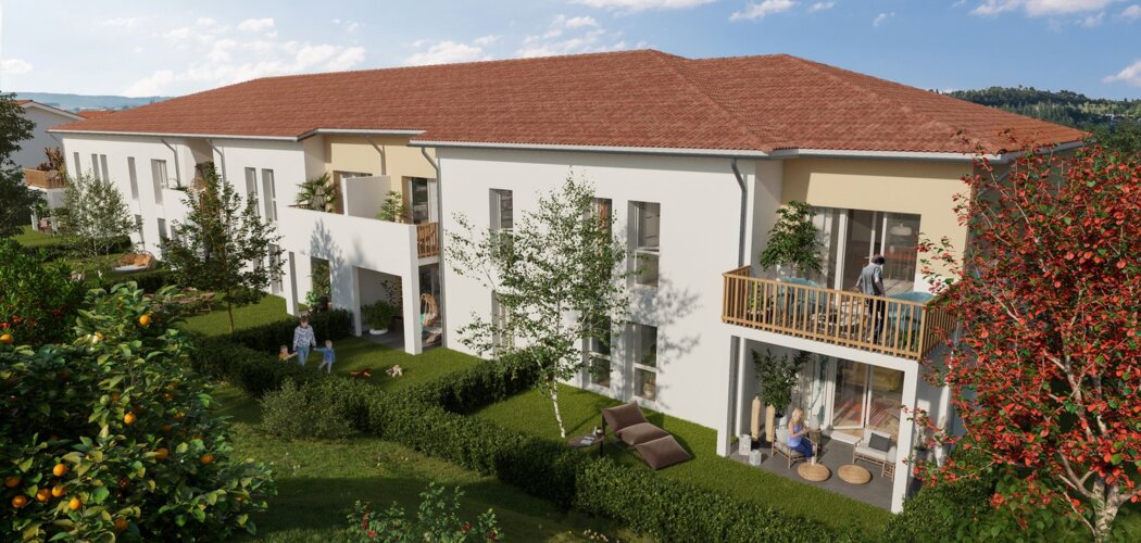 Programme immobilier neuf LES VERGERS DU LUY - Seyresse à seulement quelques pas du vieux bourg (40180) - Référence : 15132