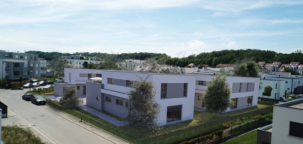 Programme immobilier neuf LES DUOS DES CHAMPS - Sierentz  à proximité du centre et gare TER (68510) - Référence : 10810