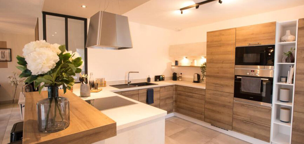 Programme immobilier neuf Les carrés Sélène - Sierentz cadre nature et duplex avec jardin (68510) - Référence : 17274