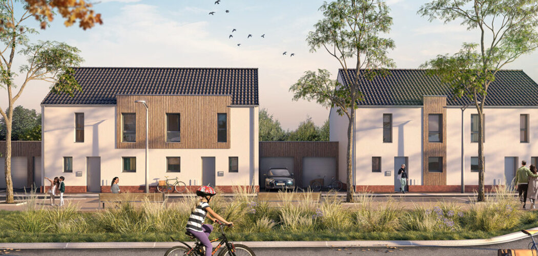 Programme immobilier neuf BOTANIKA - Sin-le-Noble : 18 maisons neuves de 3 à 5 chambres en cœur du bourg (59450) - Référence : 12151