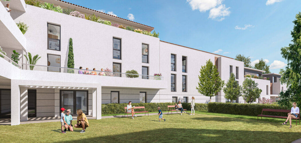 Programme immobilier neuf Les Terrasses du Fort - Six-Fours-les-Plages : appartements neufs du 2 au 5 pièces en secteur résidentiel (83140) - Référence : 16929