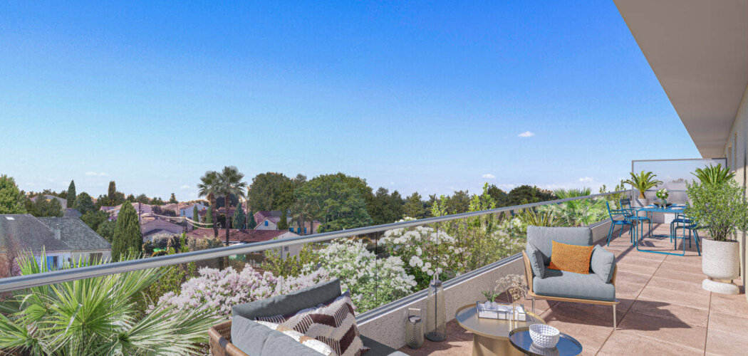 Programme immobilier neuf Les Terrasses du Fort - Six-Fours-les-Plages : appartements neufs du 2 au 5 pièces en secteur résidentiel (83140) - Référence : 16929