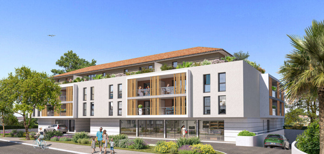 Programme immobilier neuf Les Terrasses du Fort - Six-Fours-les-Plages : appartements neufs du 2 au 5 pièces en secteur résidentiel (83140) - Référence : 16929