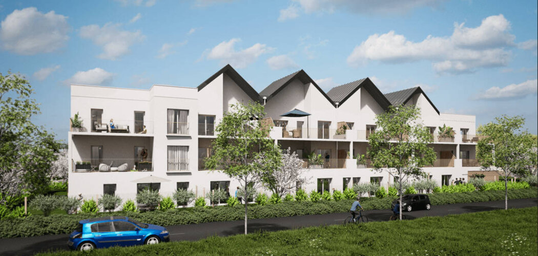 Programme immobilier neuf Les Terrasses de Soliers - Soliers adresse paisible à deux pas de Caen (14540) - Référence : 12076
